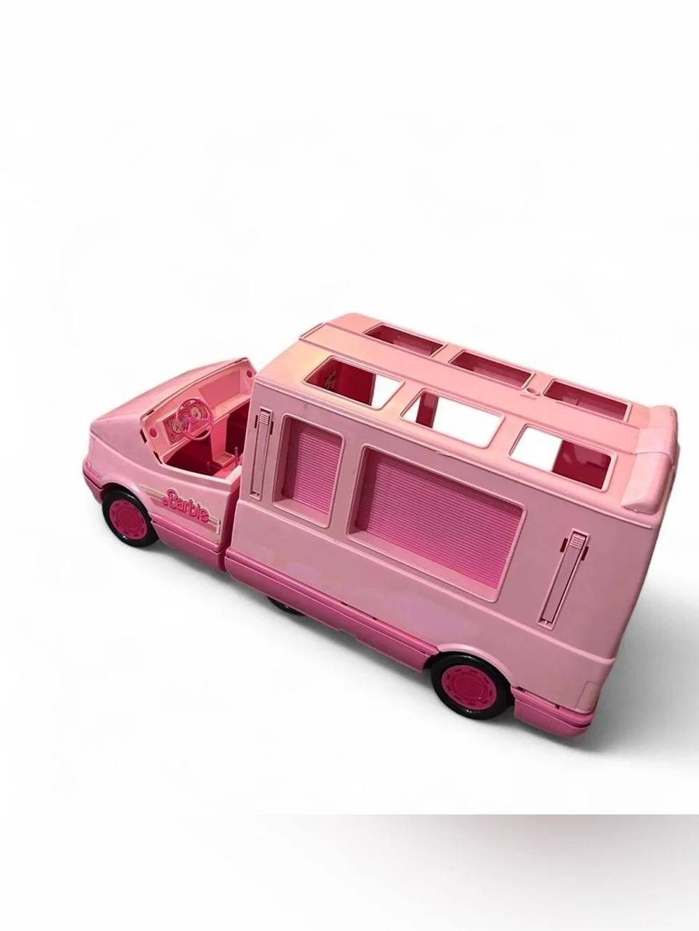 Vtg. 1988 Barbie Magical Motor Home RV Camper Mattel Incomplete For Parts READ